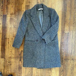 Larry Levine/ Speckled Wool Coat/ Union Tage Intact/ Late 1970s